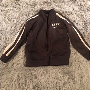 Nike zip up toddler shirt